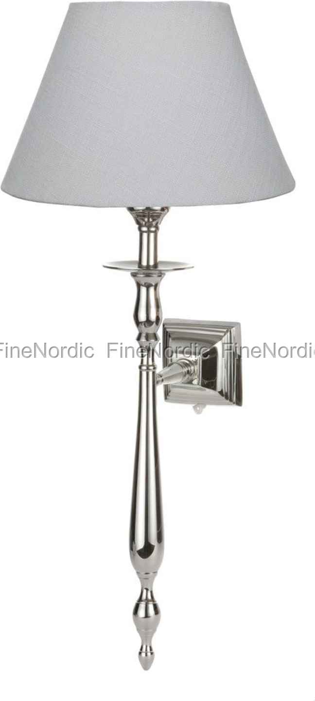 Wandlampe silber