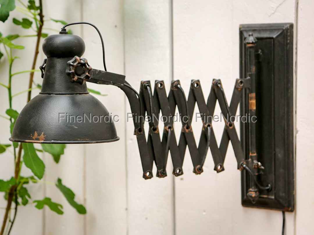 Chic Antique Lampe Fur Die Wand Factory Antik Schwarz