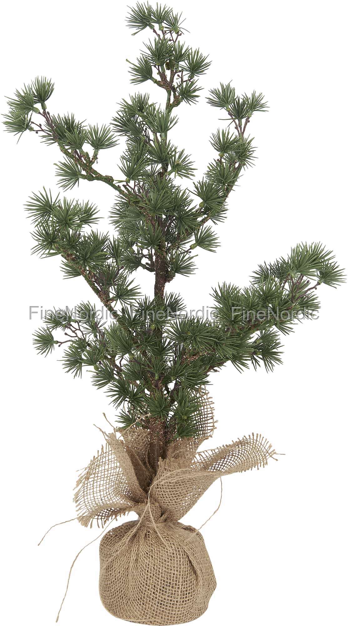 Ib Laursen Knstliche Zeder mit Jutestand H 60 cm