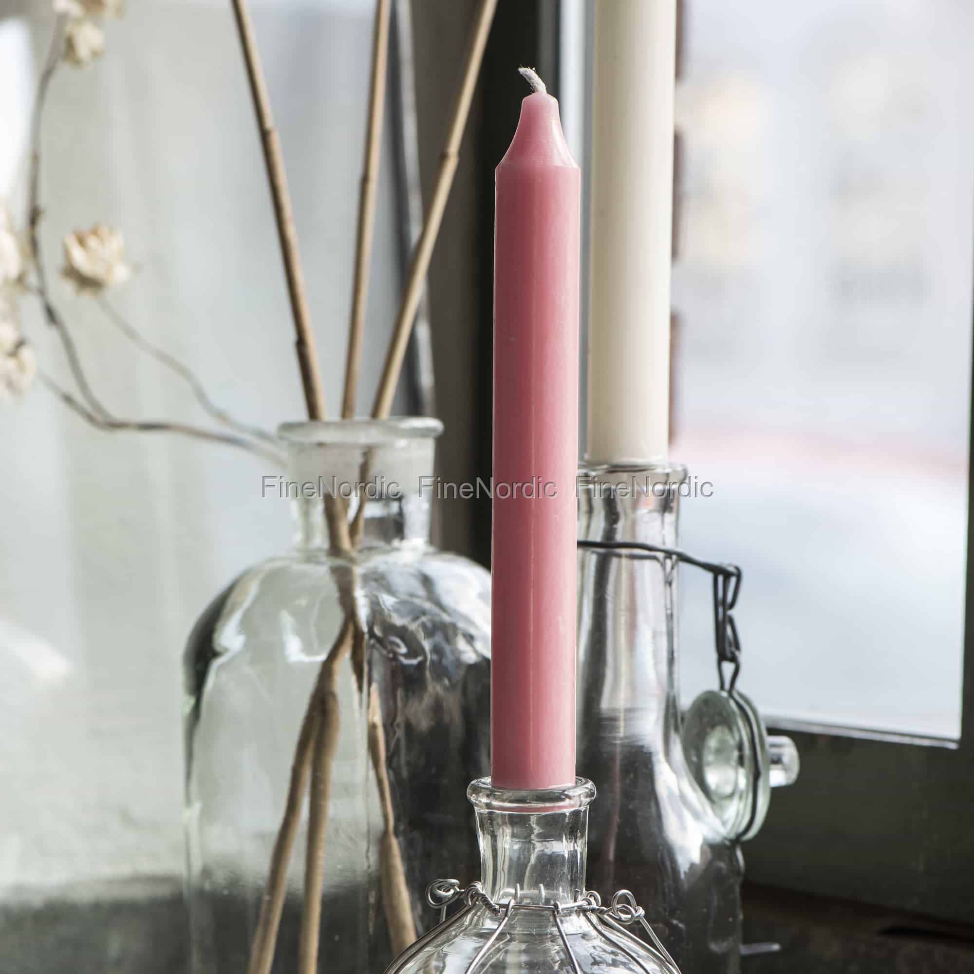 Ib Laursen Rustikale Kerze Rosé 6 Stück