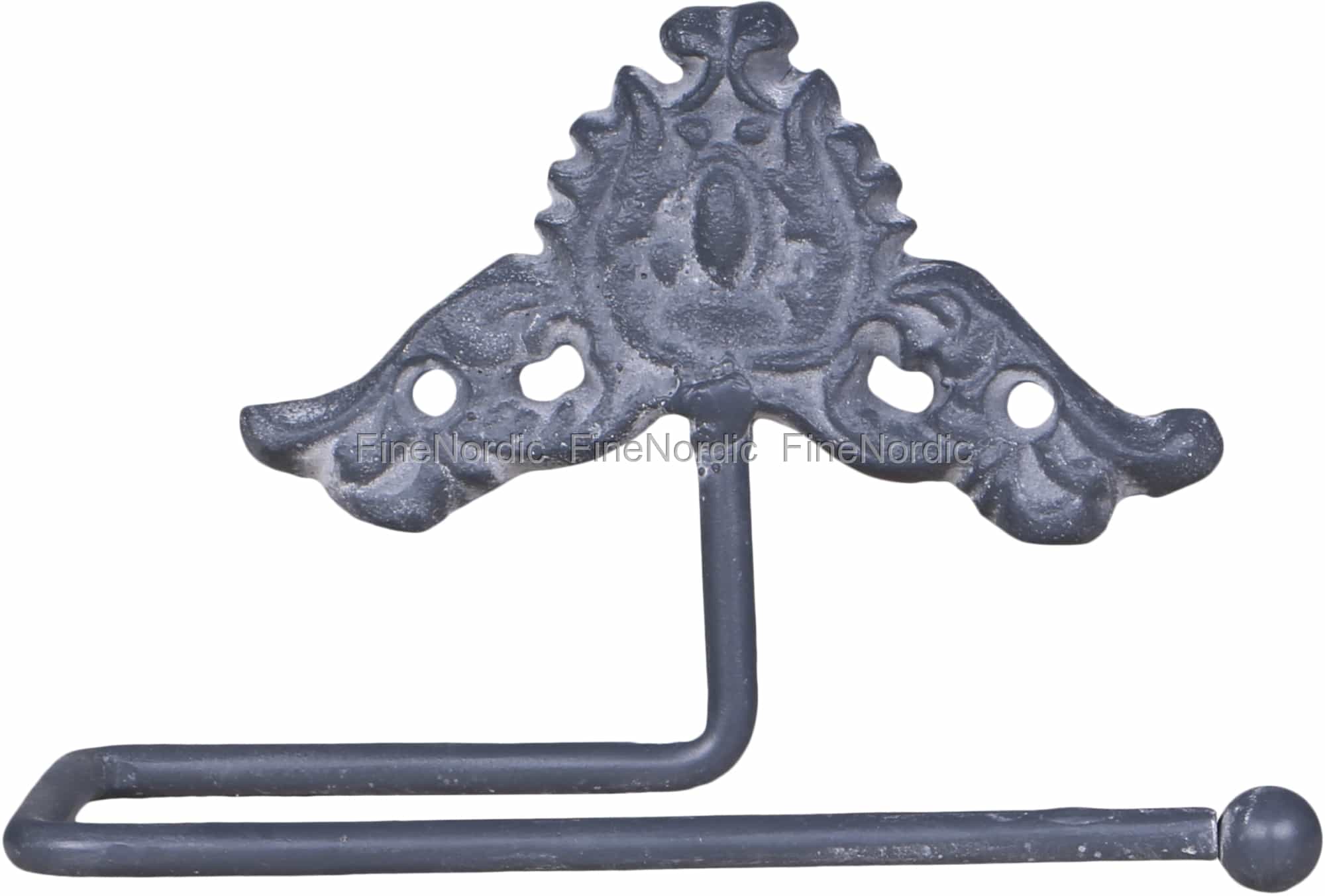 Chic Antique Toilettenpapierhalterung mit Dekor Antik Grau