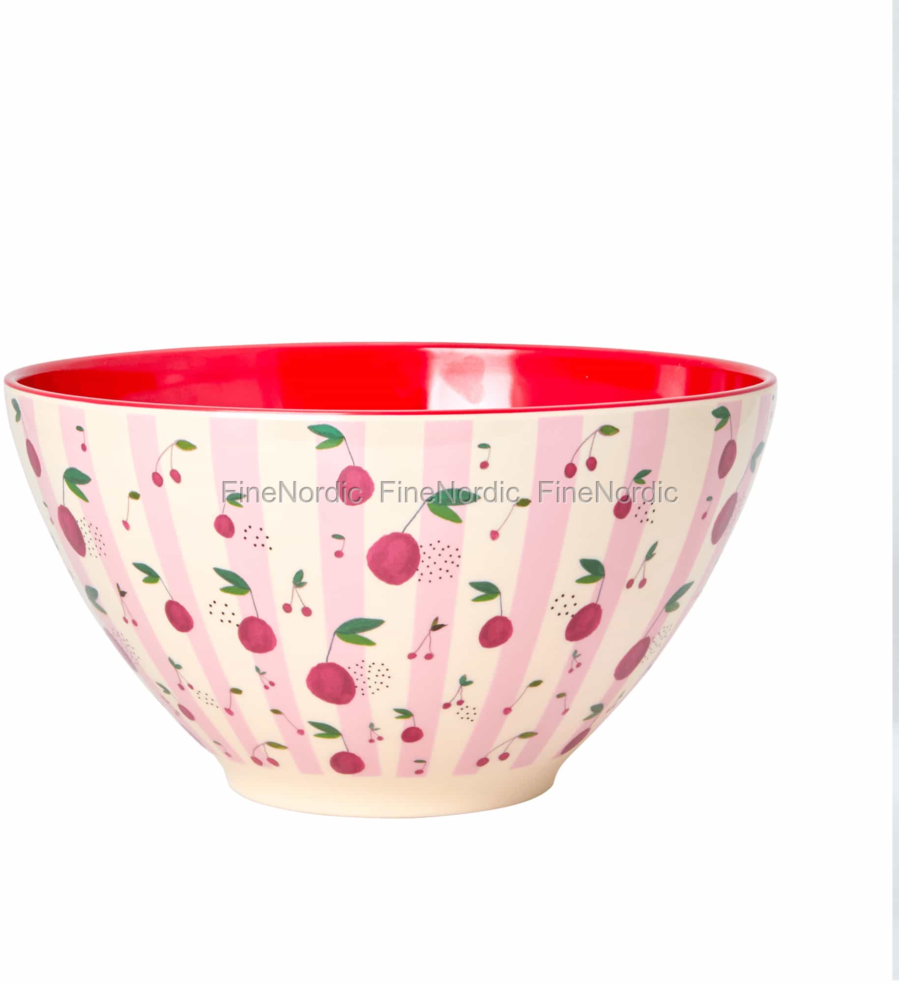 Rice Melamin Salatschüssel - Kirschen - Groß