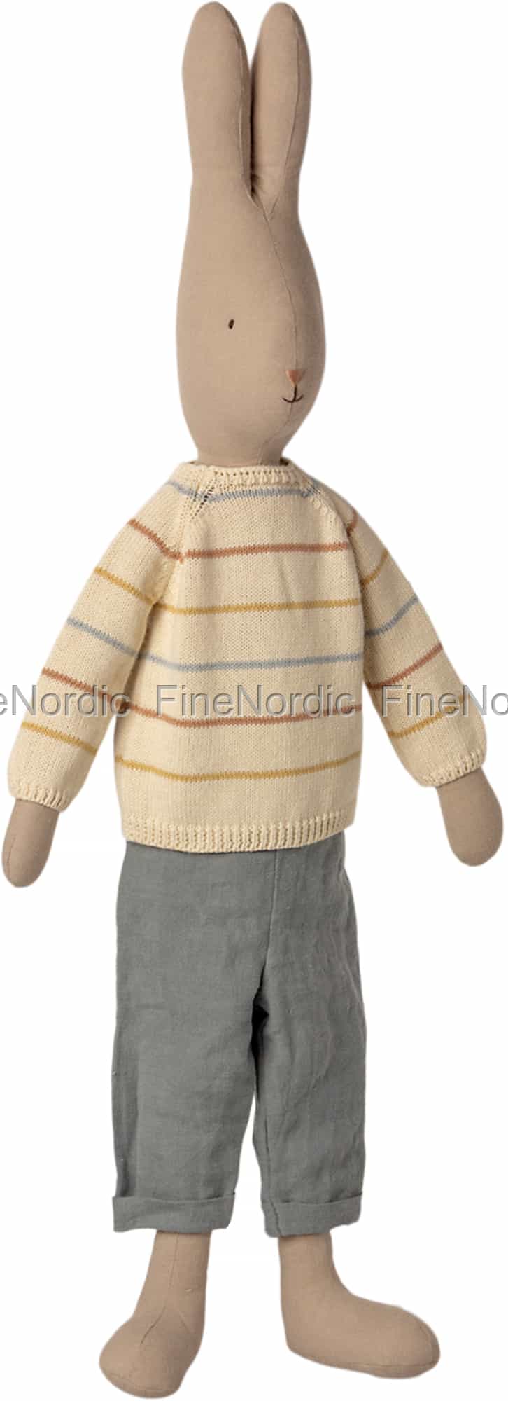 Maileg Hase Größe 5 mit Hose und Strickpullover