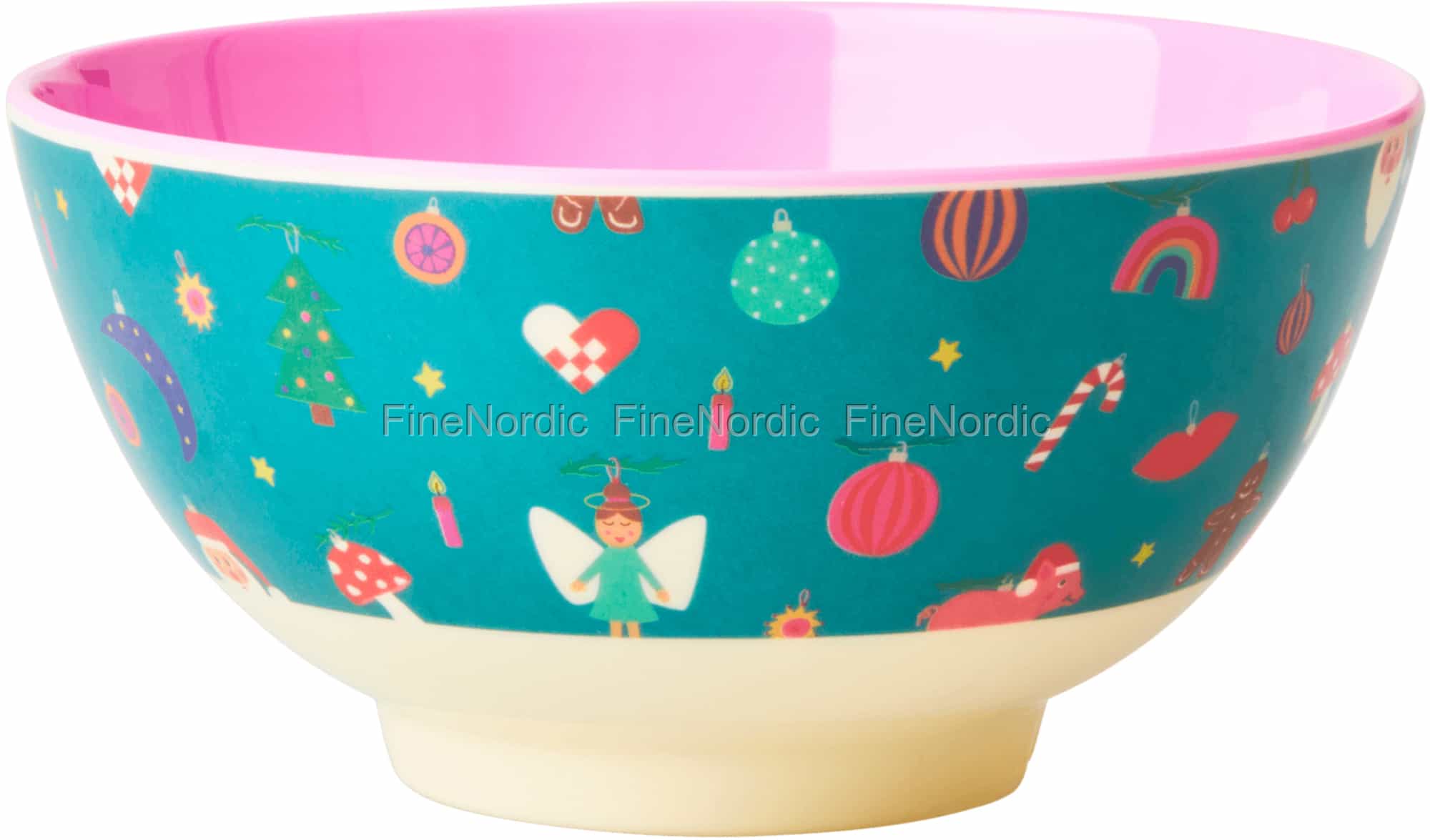 Rice Melamin Schüssel Christmas All Over Medium