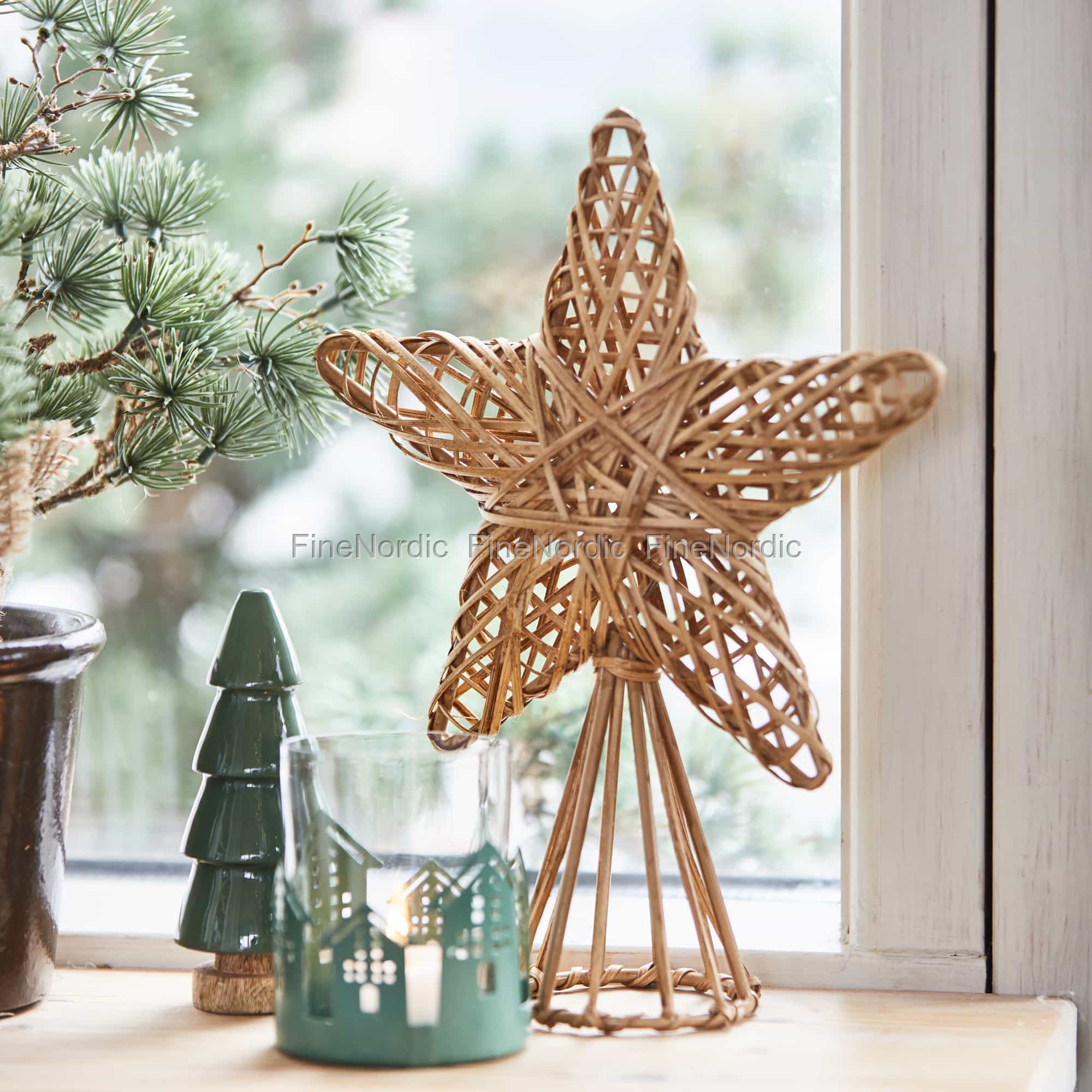 Ib Laursen Stern für Weihnachtsbaumstock Oben