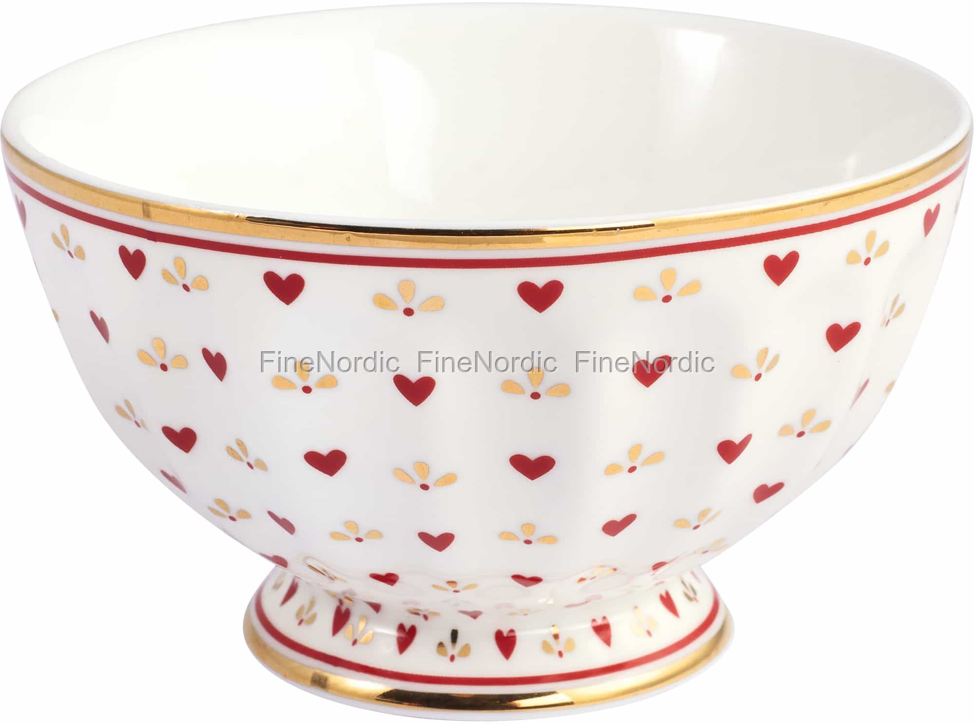 GreenGate Schüssel French Bowl Medium Layla Petit White