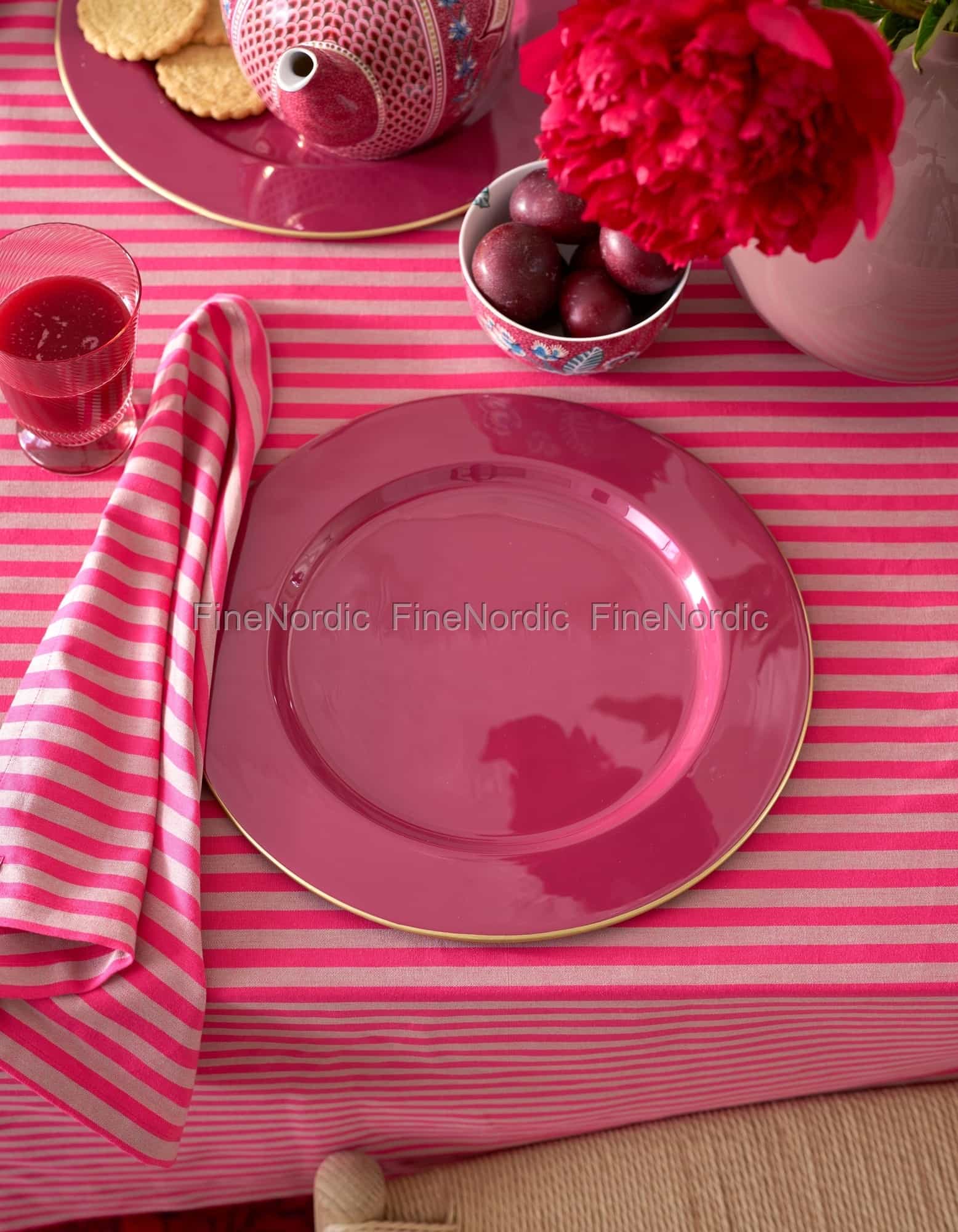 Pip Studio Teller Metall Rosa 32 cm