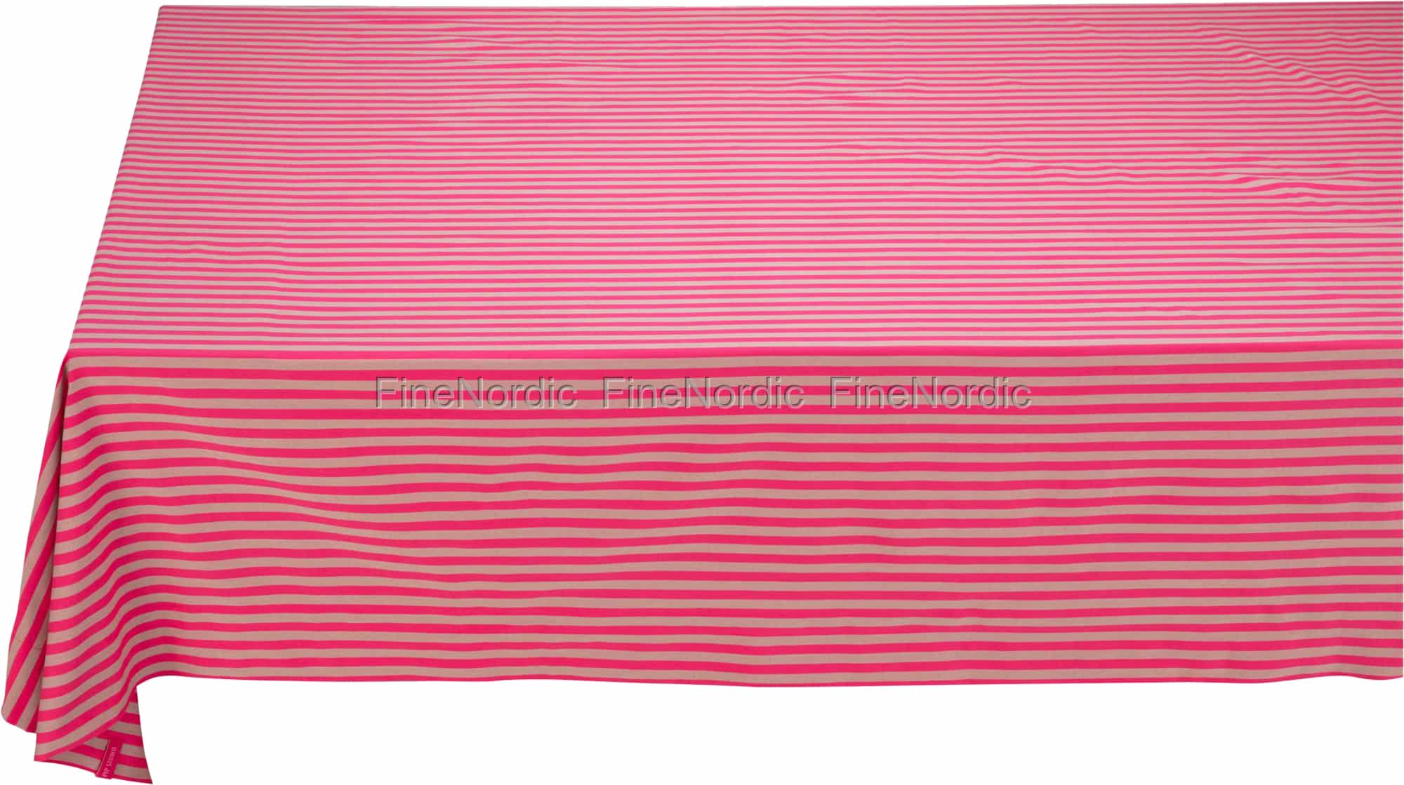 Pip Studio Tischdecke Streifen Rosa 180 x 300 cm