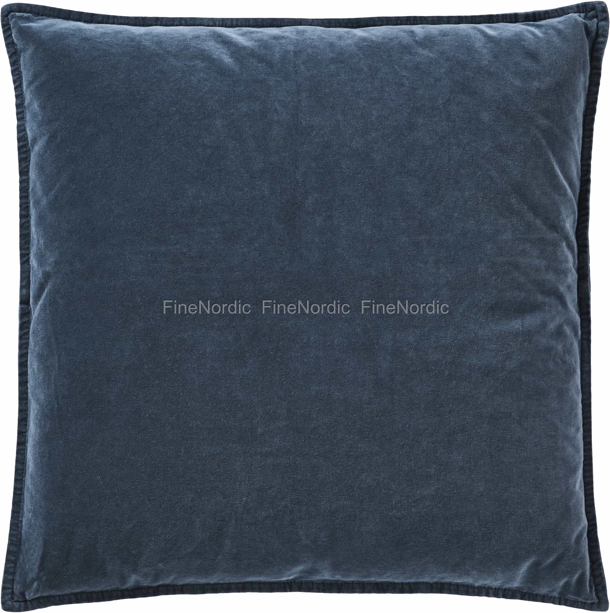 Ib Laursen Kissenhülle Velours Historical Blue 52 x 52 cm