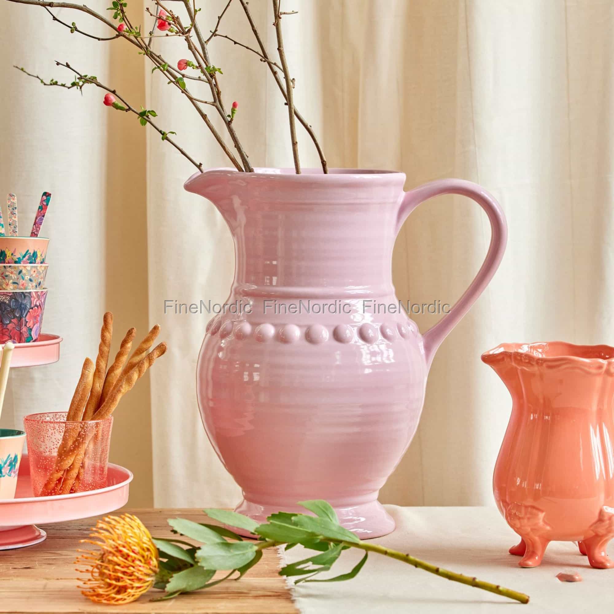Rice Keramik Krug Rosa - 7,9 Liter