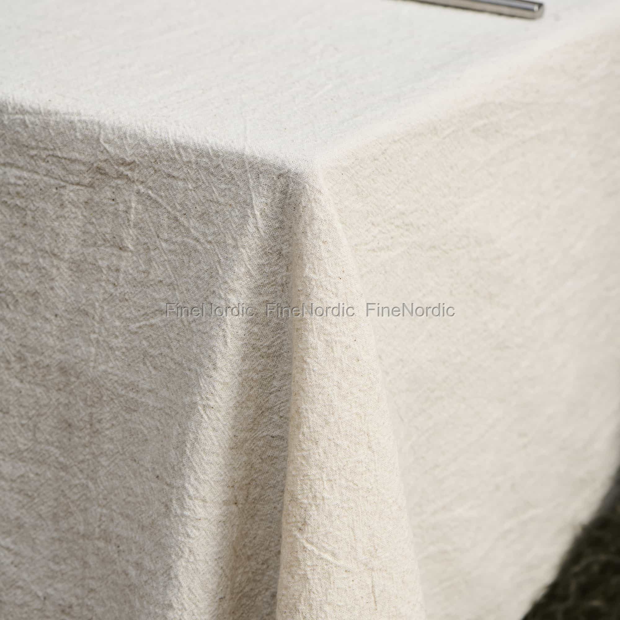 Ib Laursen Tischdecke Quadratisch Leinenfarbig 160 x 160 cm