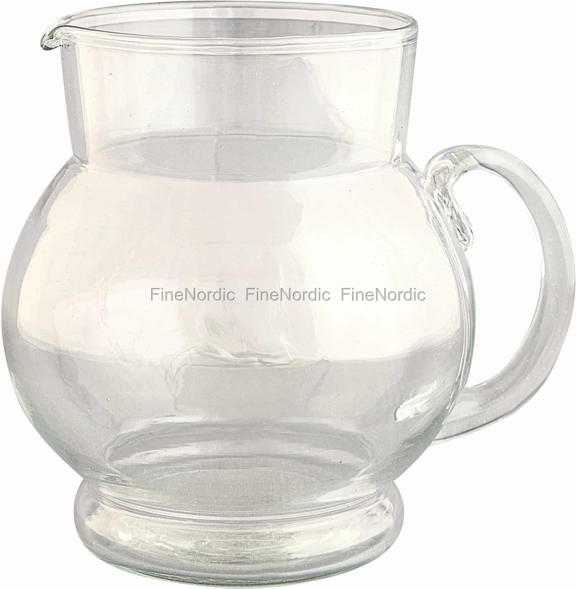 GreenGate Glaskanne Rund Klar 2 Liter