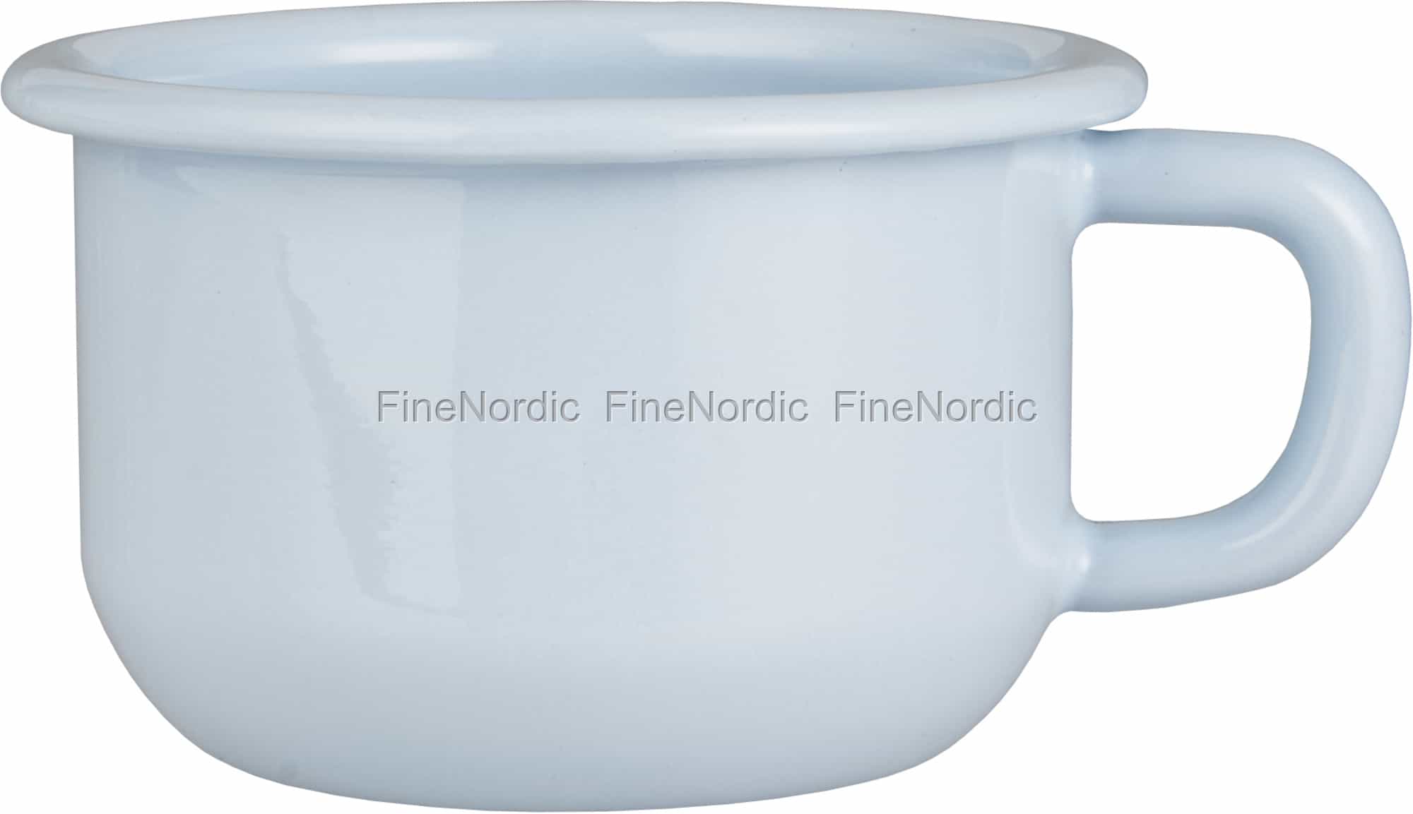 Ib Laursen Tasse Emaille Hellblau