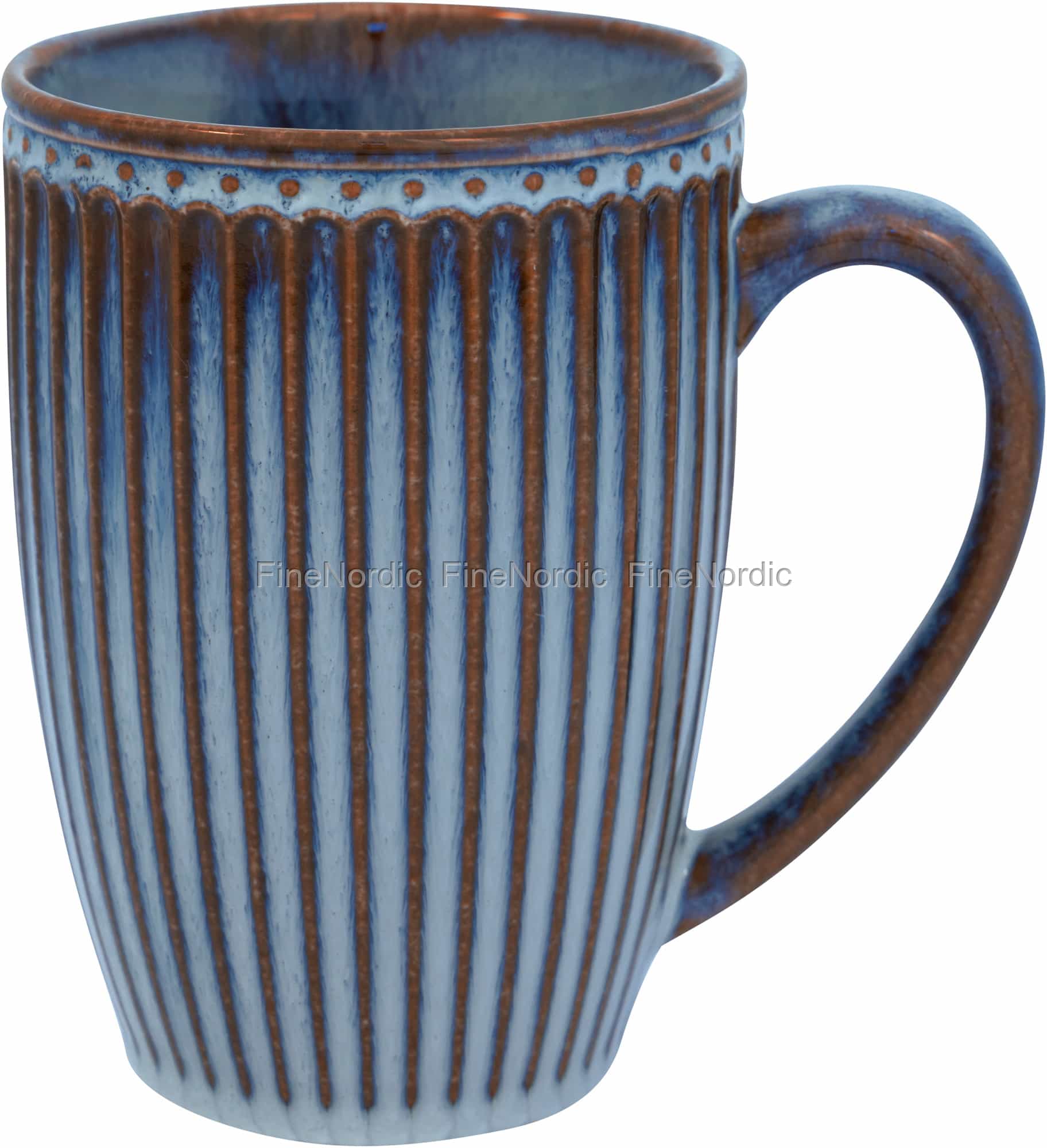 Tazza 330 ml ECO FUNNY con interno e manico blu Sublimazione Termostampa ECO  Blu