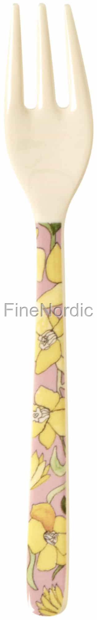 Rice Kuchengabel 6er Set - Melamingabel Mit Blumenprints