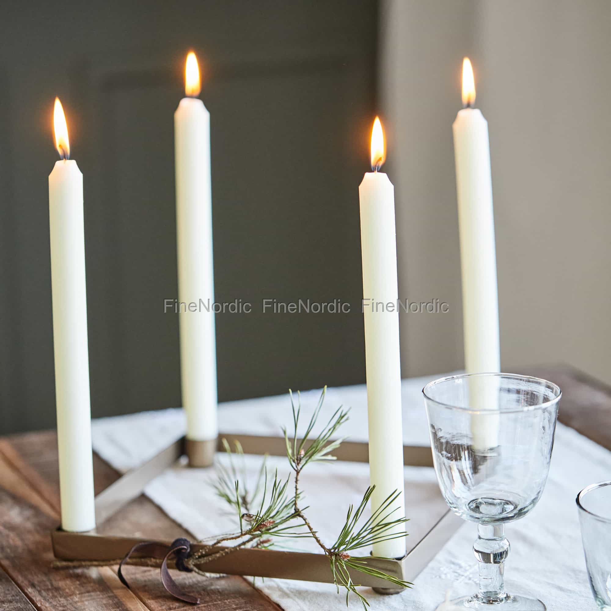 Quadratischer Adventsleuchter 